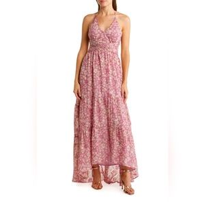 Astr The Label Pink Ditsy Frolic Maxi Visit Dress✨
